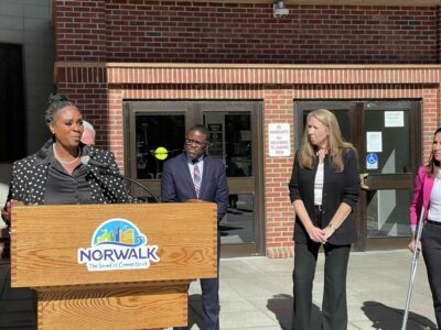 Norwalk joins forces with non-profits to launch $500K Housing Relief Program, aiding those hit hard by COVID-19 challenges. Monette M. Ferguson, executive director at Alliance for Community Empowerment, speaks about the program. Oct 23, 2023 Katherine Lutge/ Hearst Connecticut Media